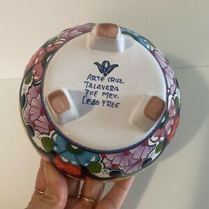 Talavera Floral Decorative Bowl